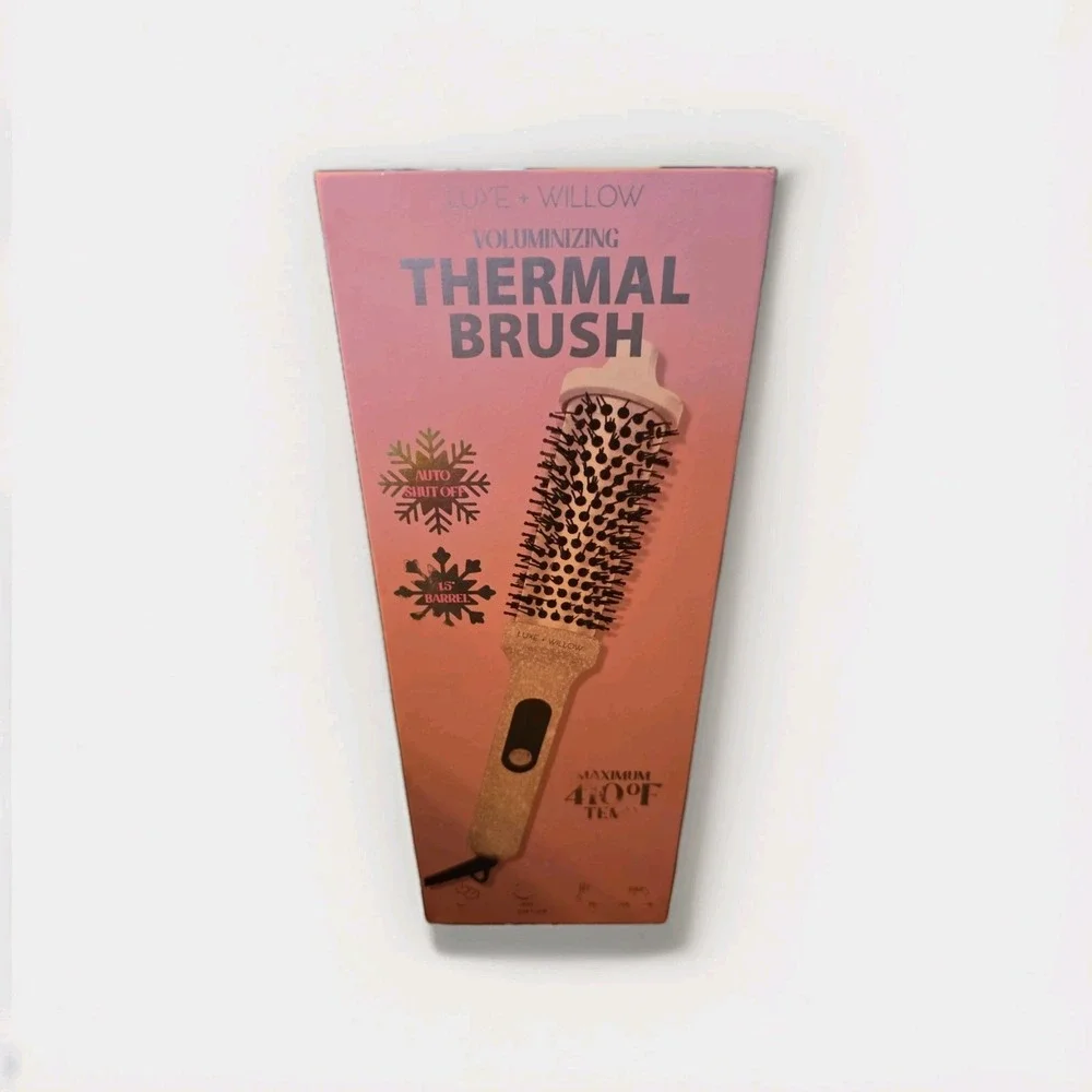 Luxe & Willow Silver Sparkly Voluminizing Thermal Brush 410°F‎